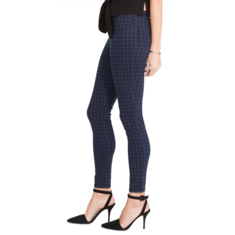 Spanx Jean-ish Checkered Leggings - Picture 1 of 3
